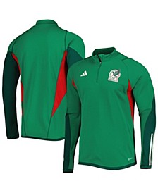 Men's Green Mexico National Team Team Training AEROREADY Quarter-Zip Top