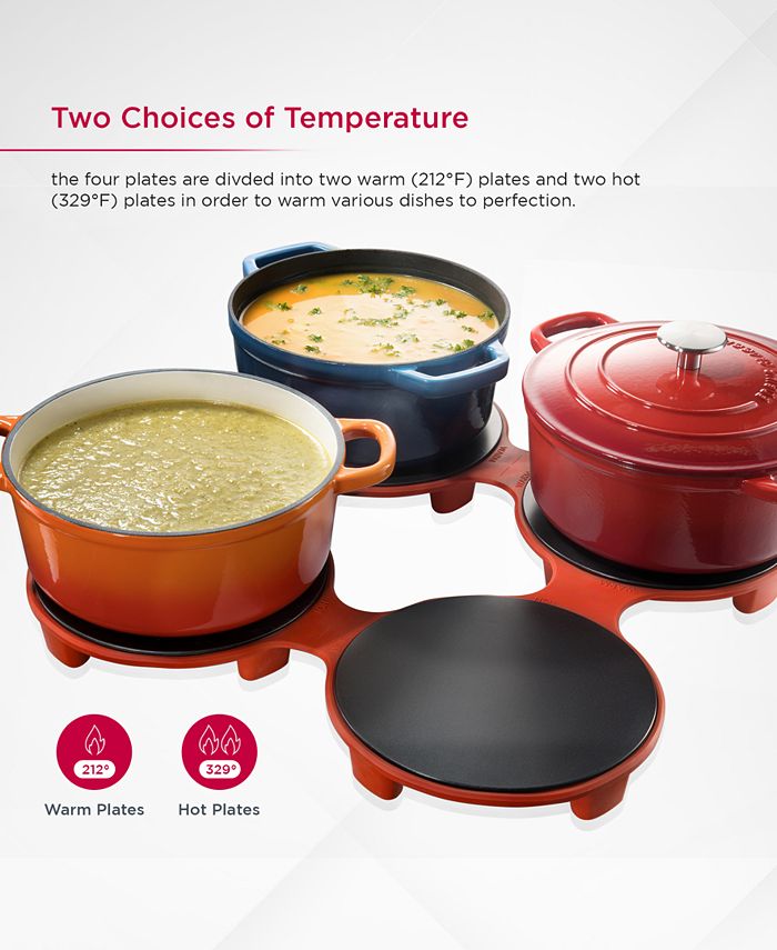 HotMat Foldable Food Warming Tray with Dual Temperature Macy