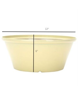 Gardener Select GSATBR12235 Tulip Bowl Planter White