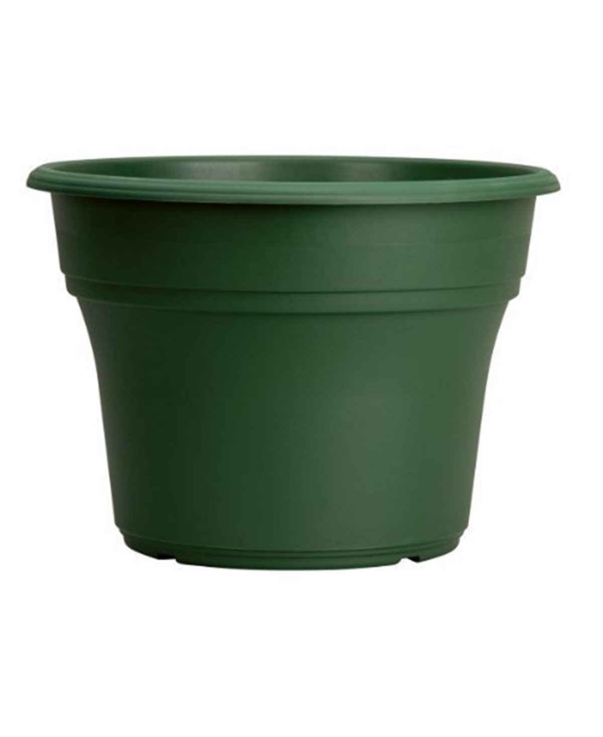 Hc Companies Panterra Round Planter Plastic Pot Outdoor Plants 10in - Green