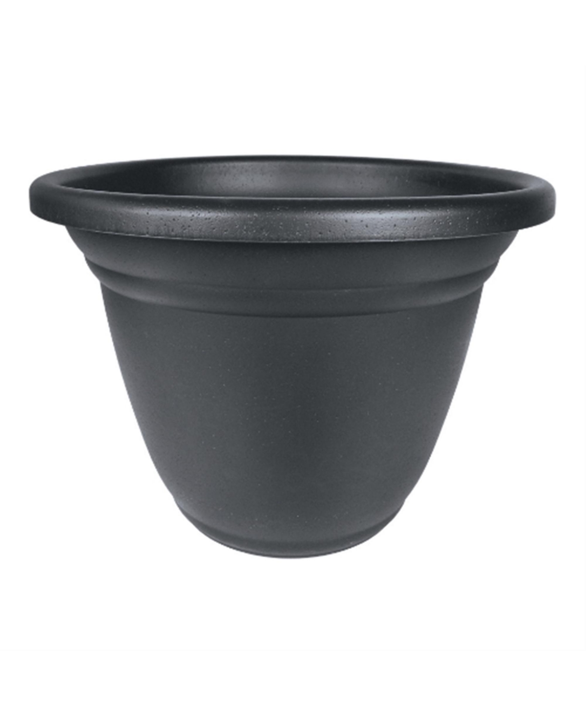 Hc Companies Plastic In Outdoor Round Mojave Planter Grey - 22 Inch - Gray
