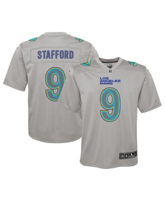 Big Boys Matthew Stafford Gray Los Angeles Rams Atmosphere Game Jersey