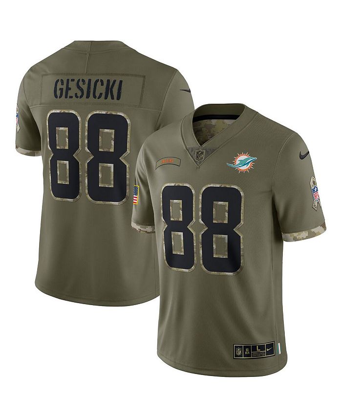 Nike Men's Mike Gesicki Olive Miami Dolphins 2022 Salute To Service Limited  Jersey - Macy's