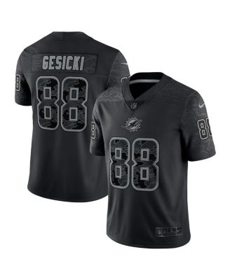 Nike Miami Dolphins No88 Mike Gesicki Black Women's Stitched NFL Limited 2016 Salute to Service Jersey