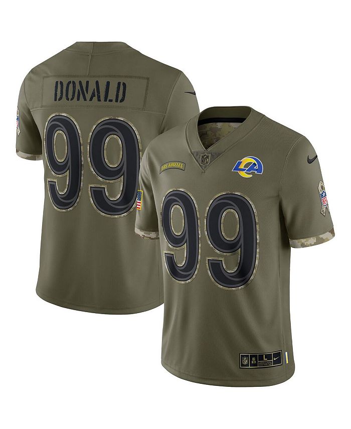 Aaron Donald Los Angeles Rams Men's Nike Dri-FIT NFL Limited Football Jersey