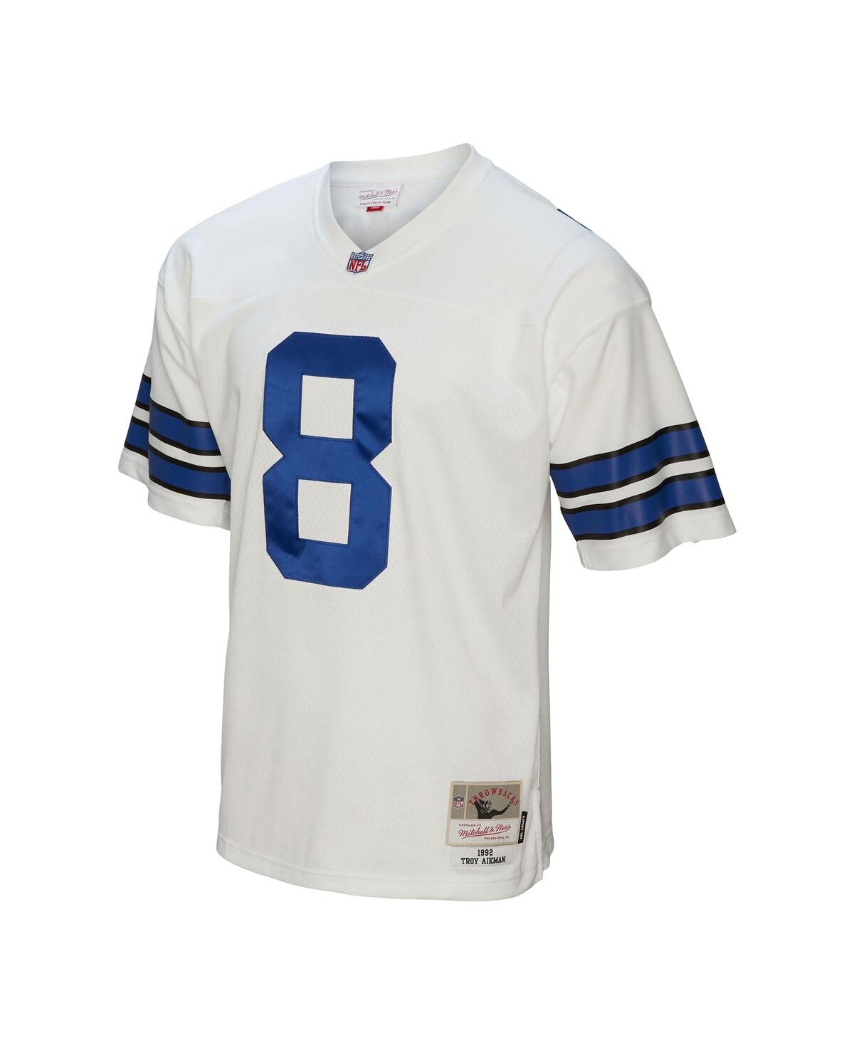Men's Mitchell & Ness Troy AikmanDallas Cowboys 1992 Legacy Replica Jersey - White