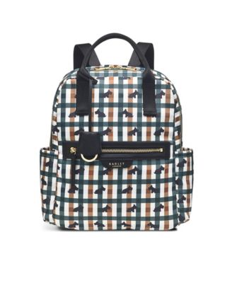 Radley London Women's Finsbury Park Checked Dog Zip Top Backpack