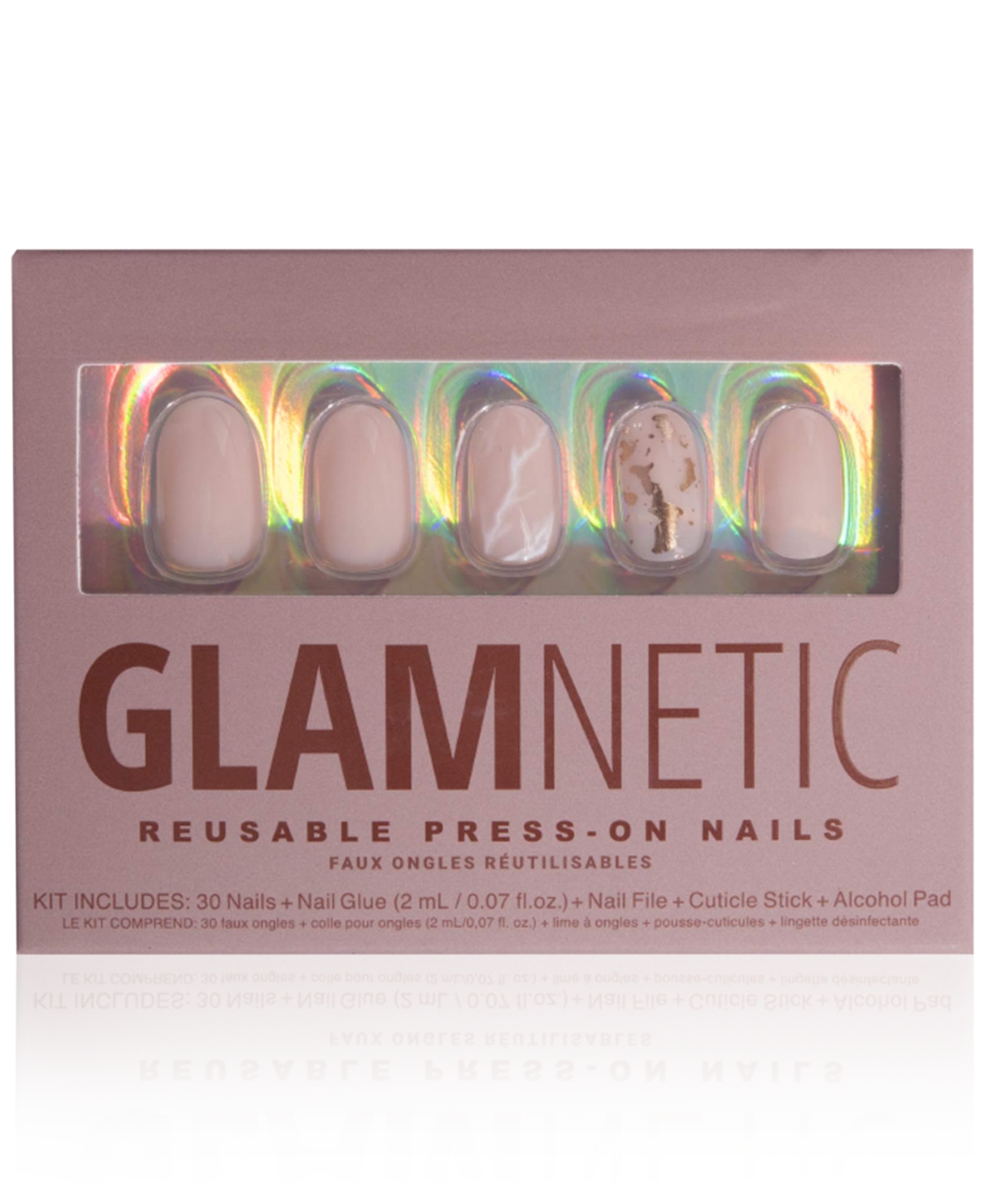 Glamnetic Press-on Nails - Sweetener In Nude