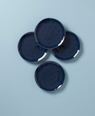 Bay Solid Colors Accent Plates, Set of 4