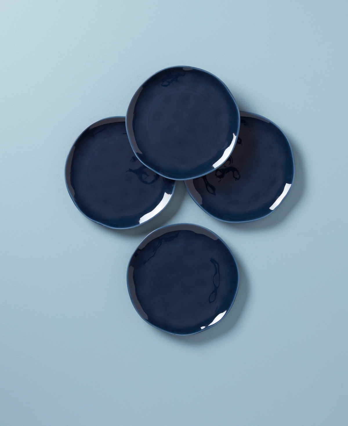 Lenox Bay Solid Colors Accent Plates, Set Of 4 In Multi