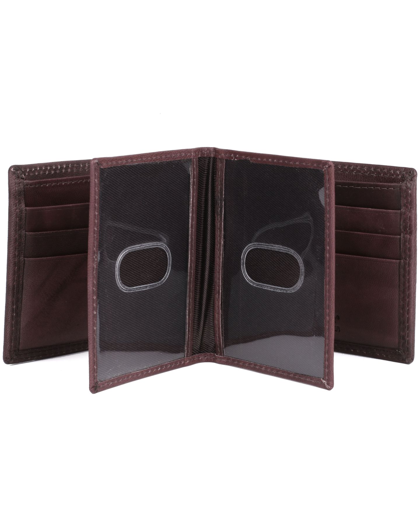 Кошелёк Julia Buxton J. Buxton Mini Hunt Credit Card Billfold Wallet, цвет: Коричневый — фото 4