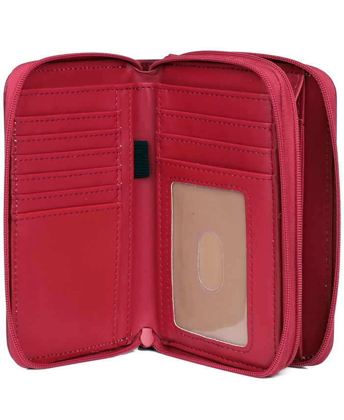 Julia Buxton Women's Heiress Double Zip Organizer Wallet Macy's