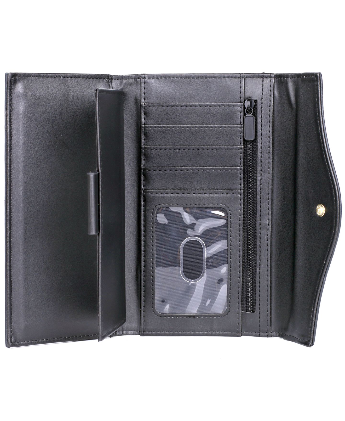 Женский клатч Julia Buxton Mini Heiress Organizer Clutch, цвет: Чёрный — фото 2