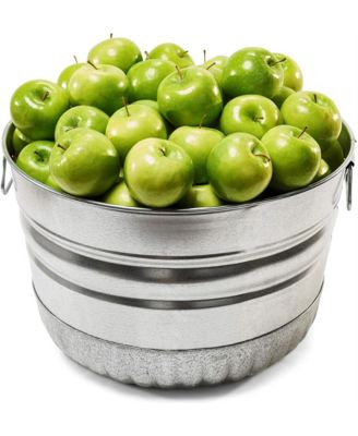 32S Galvanized Steel Bushel / Utility Basket – 1 Bushel 35 L