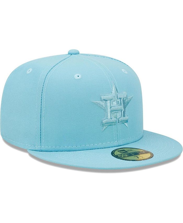 New Era Men's Light Blue Houston Astros Color Pack 59FIFTY Fitted Hat