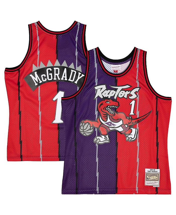 Mitchell & Ness Men's Tracy McGrady Purple, Red Toronto Raptors ...