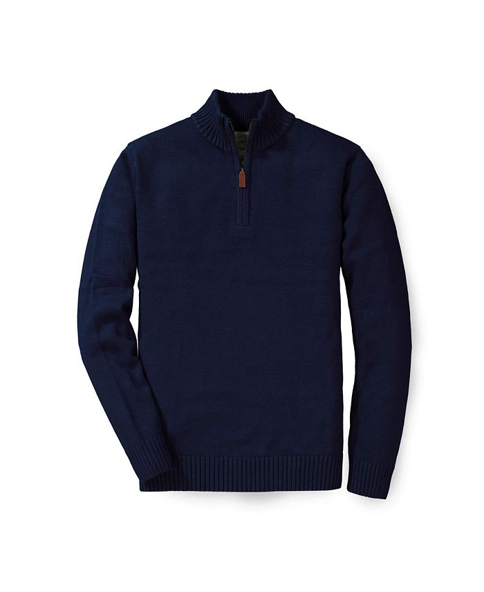 Hope & Henry Men's Half Zip Pullover Sweater in Organic Cotton - Macy's