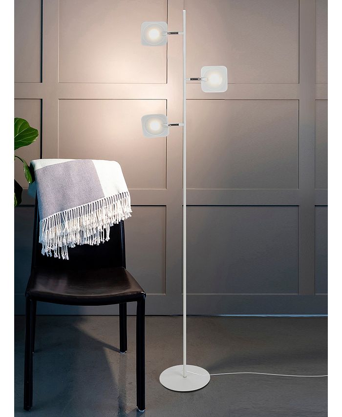 Brightech Tree LED Modern Decor Floor Lamp with Adjustable Heads ...
