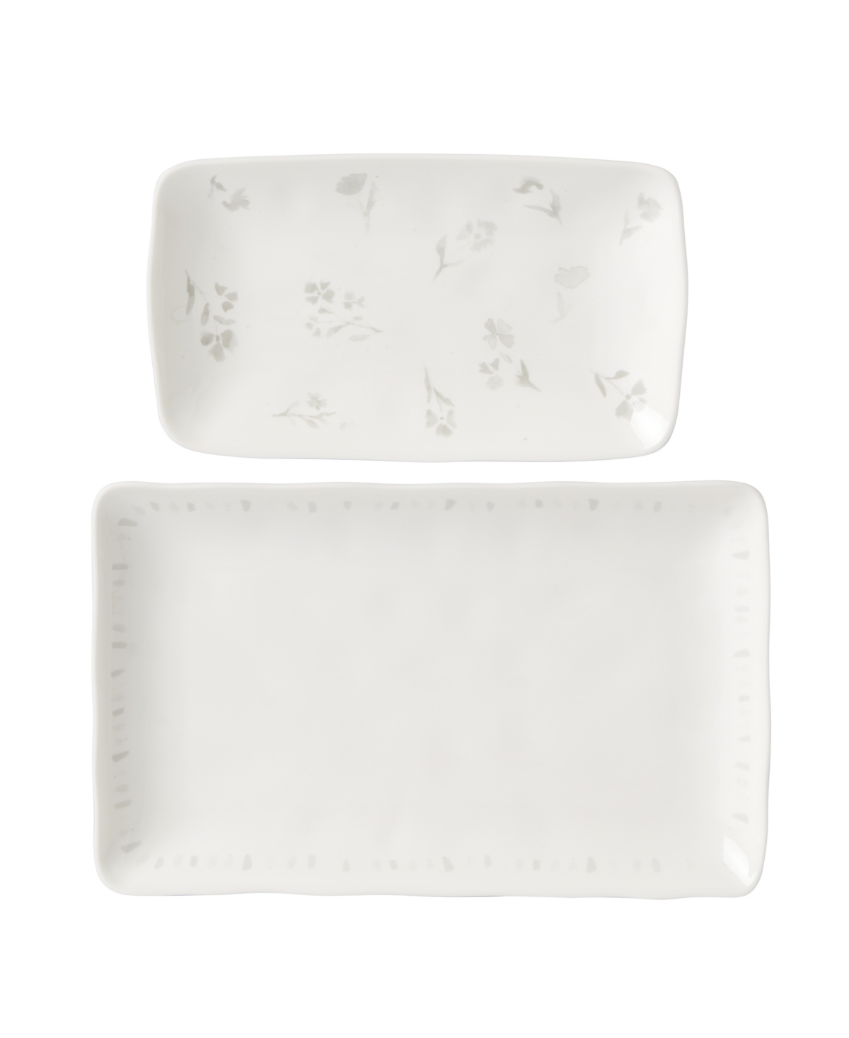 Lenox Oyster Bay Nesting Serving Platters, Set of 2