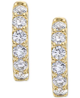Diamond Small Hoop Earrings (2 ct. t.w.) 