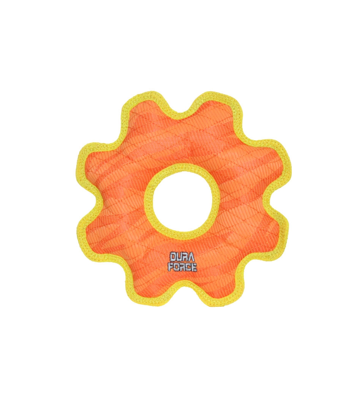 Med Gear Ring Tiger Orange-Yellow, Dog Toy - Bright Orange