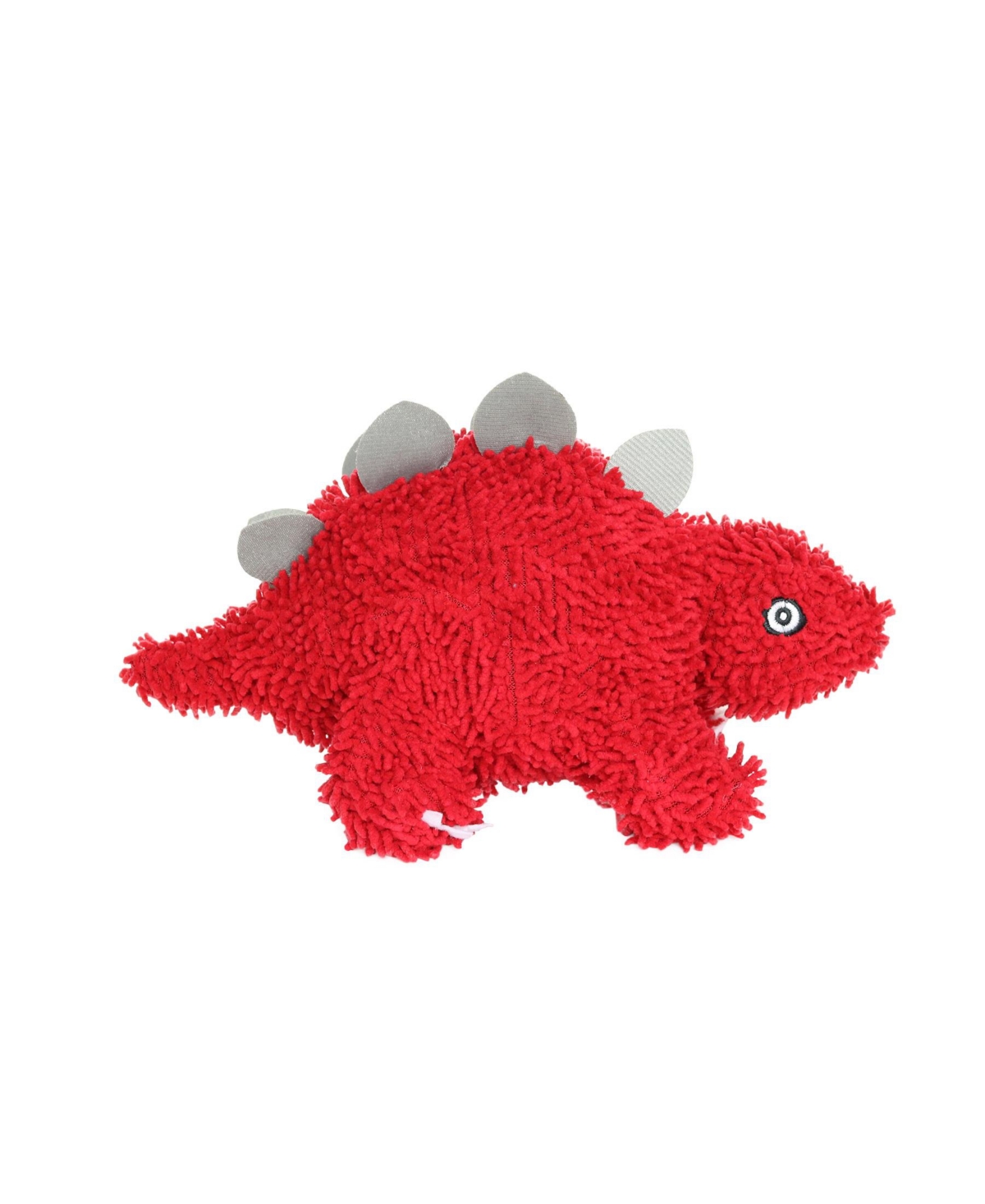 Microfiber Ball Med Stegosaurus Red, Dog Toy - Red