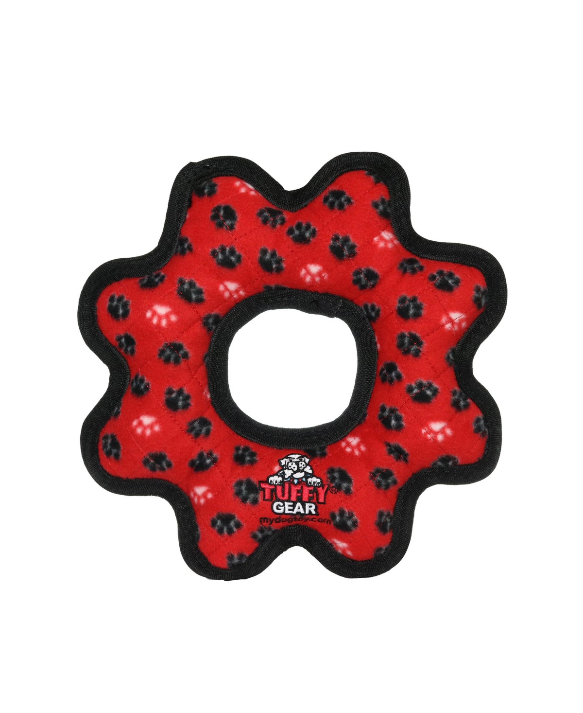 Ultimate Gear Ring Red Paw, Dog Toy - Red