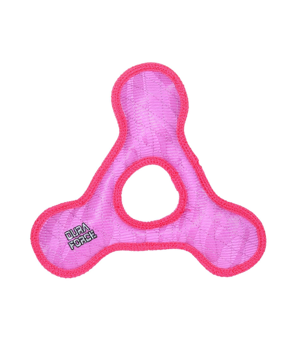 TriangleRing Tiger Pink-Pink, Dog Toy - Bright Pink