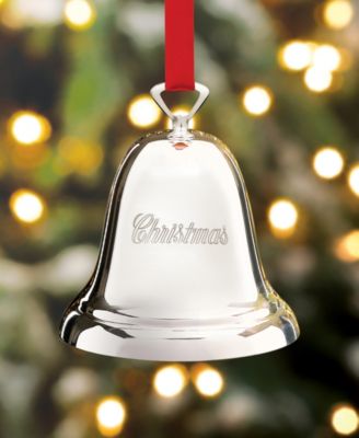 Ringing in The Season Christmas Bell Silver-Plated Ornament