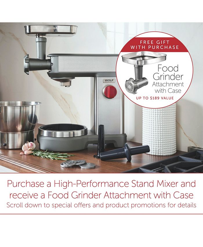 Wolf Gourmet Food Grinder Attachment for Stand Mixer Macy's