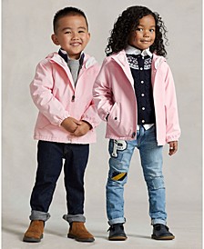 Toddler and Little Unisex P- Layer 1 Water- Repellent Hooded Jacket