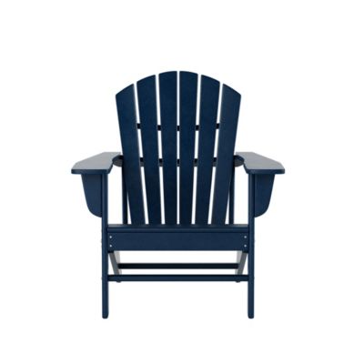 Outdoor Adirondack Chair with Round Side Table