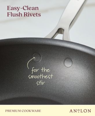 Ascend Hard Anodized Aluminum Non-Stick 10" Stir Fry Pan