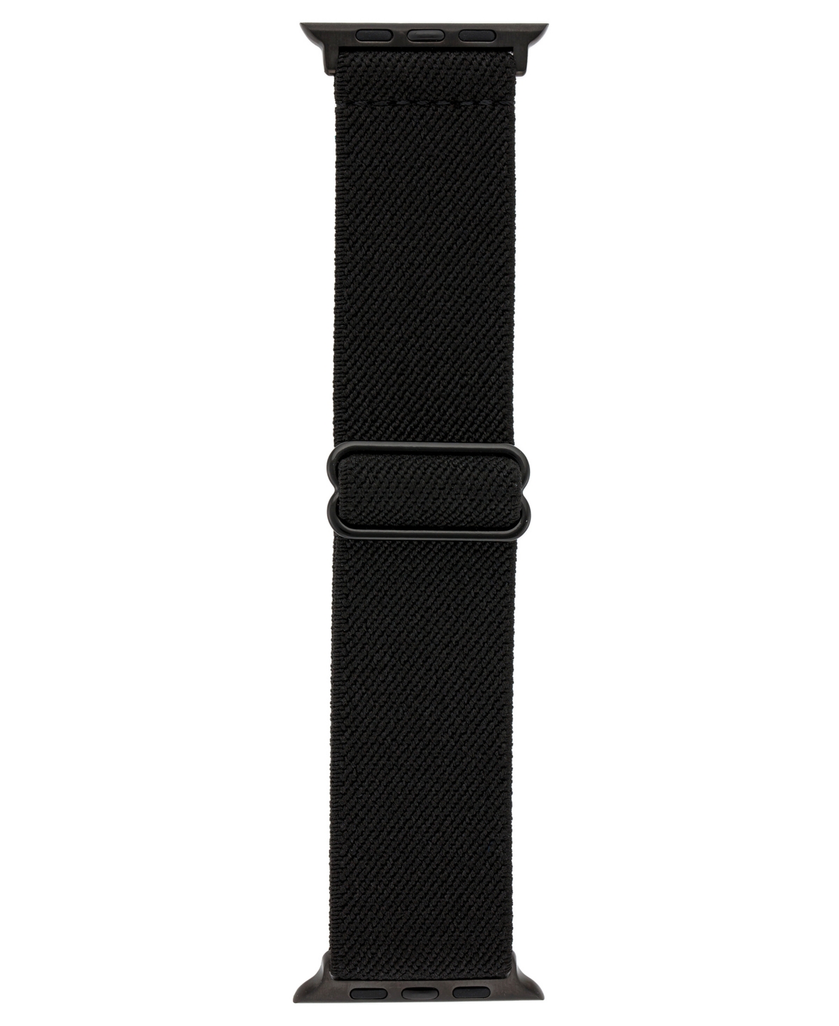 Withit Women's Black Woven Elastic Band Compatible With 38/40/41mm Apple Watch
