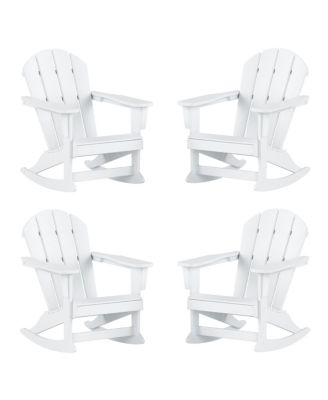 Outdoor Adirondack Rocking Chair (Set of 4)