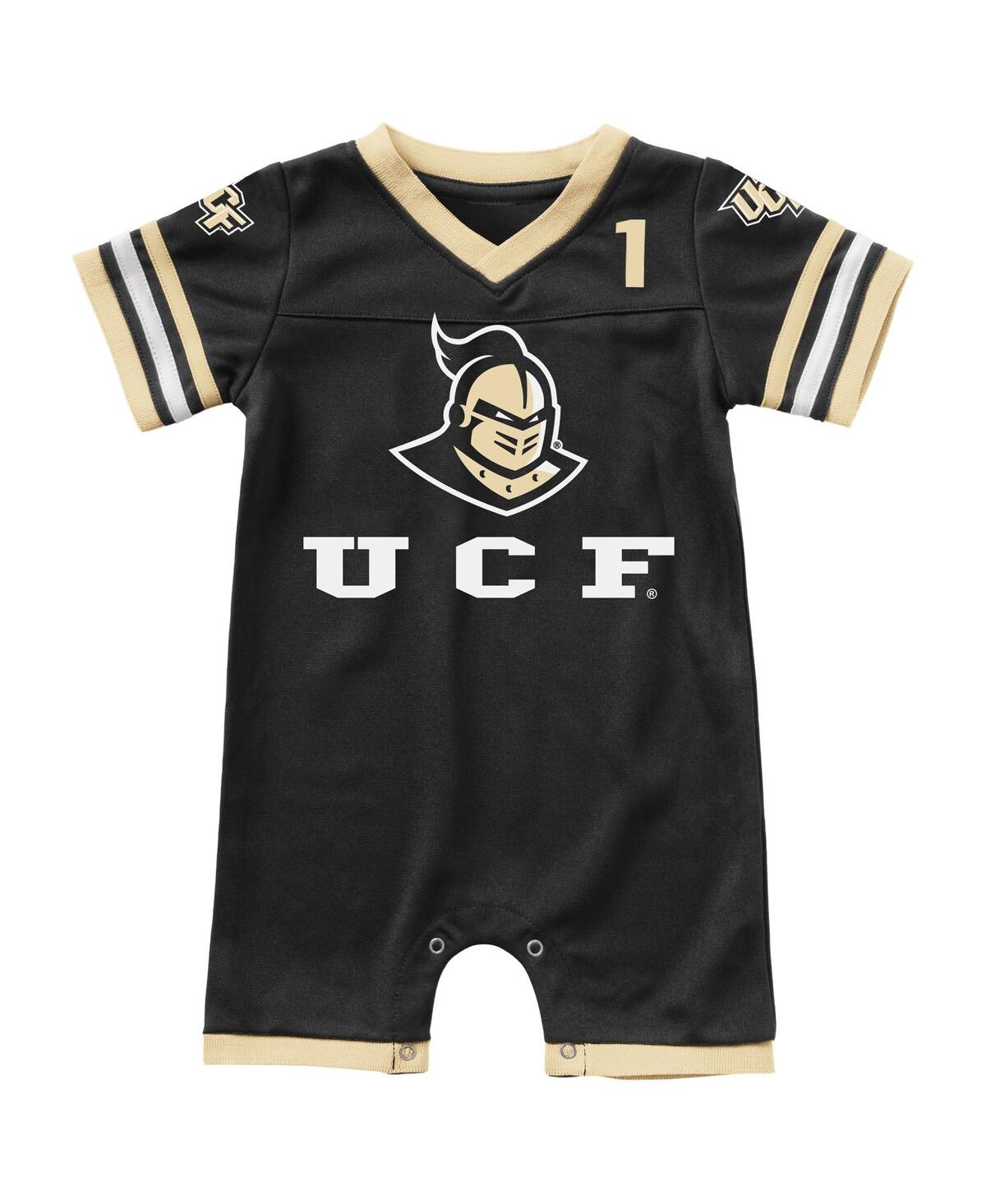 Shop Colosseum Newborn And Infant Boys And Girls  Black Ucf Knights Bumpo Football Romper