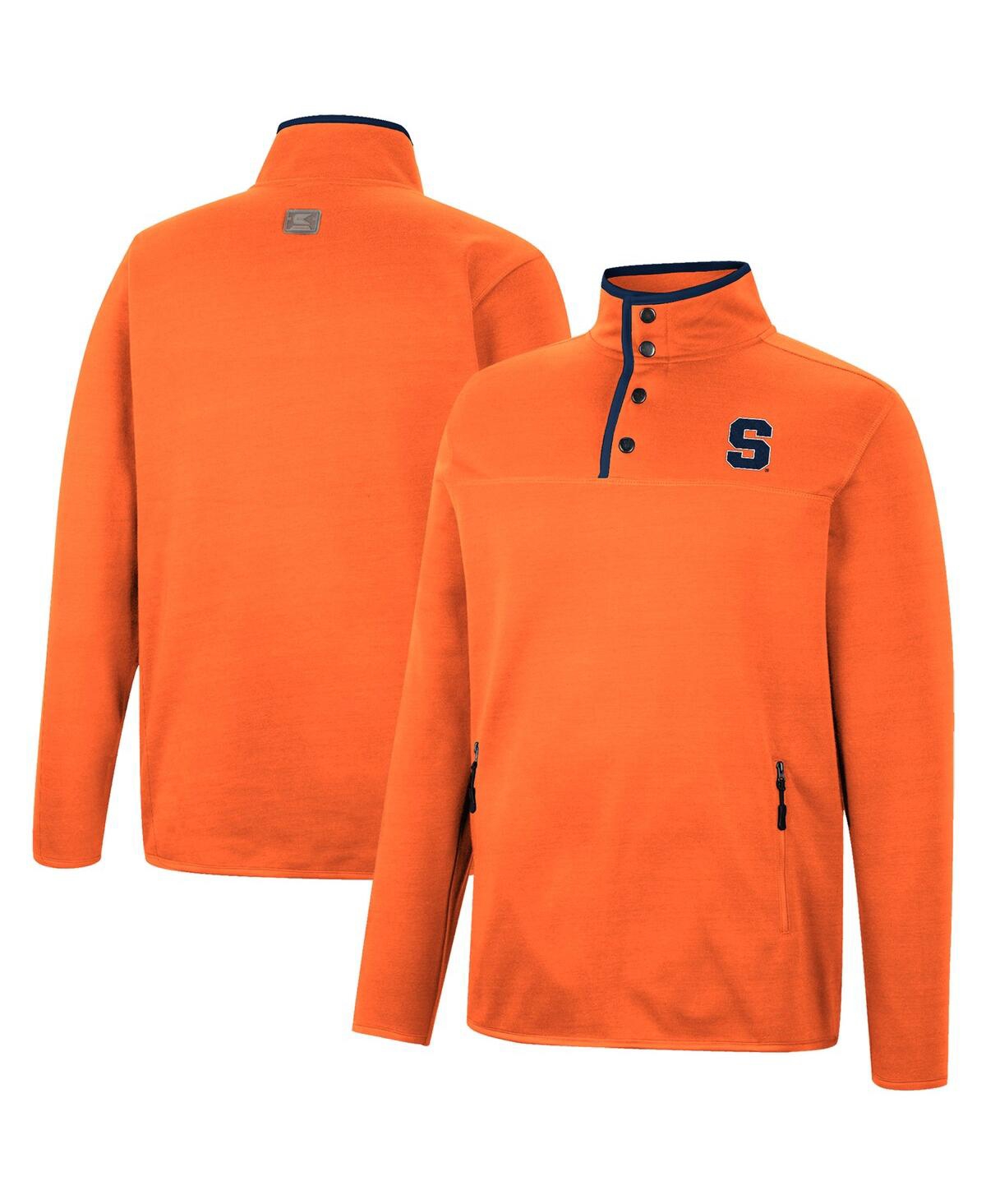 Shop Colosseum Men's  Orange Syracuse Orange Rebound Quarter-snap Jacket