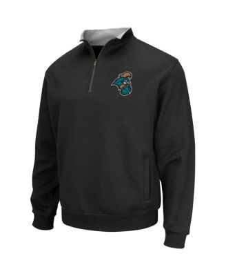 Men's Black Coastal Carolina Chanticleers Tortugas Quarter-Zip Sweatshirt