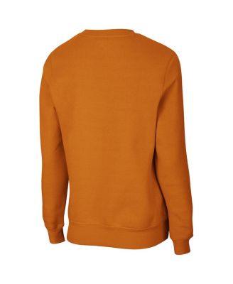 Women's Texas Orange Texas Longhorns Campanile Pullover Sweatshirt
