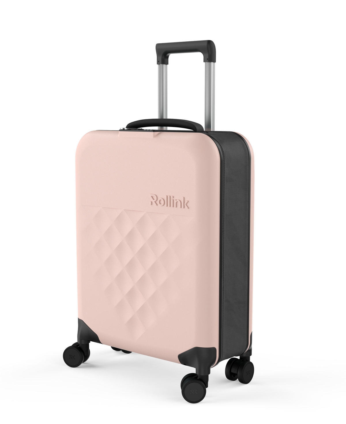 Rollink Flex 360 International 21" Carry-on Spinner Suitcase In Pastel Pink