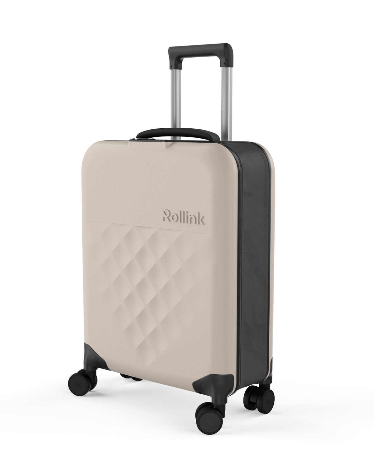 Rollink Flex 360 International 21" Carry-on Spinner Suitcase In Medium Beige