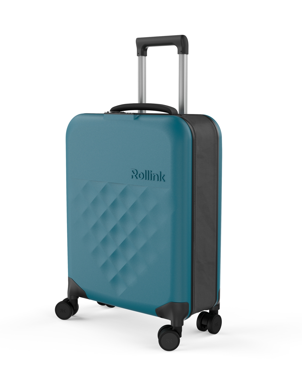 Rollink Flex 360 International 21" Carry-on Spinner Suitcase In Dark Green