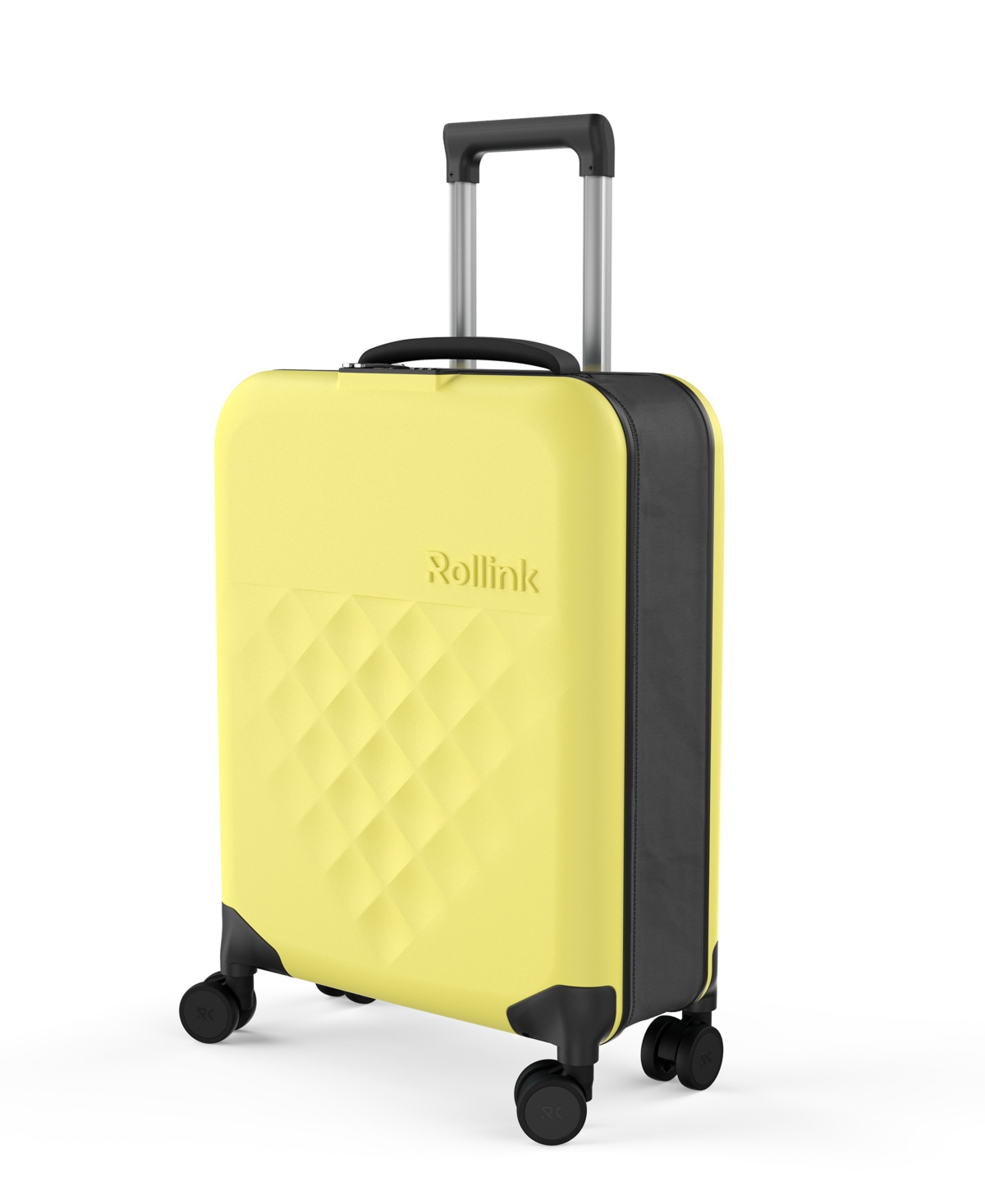 Rollink Flex 360 International 21" Carry-on Spinner Suitcase In Bright Yellow