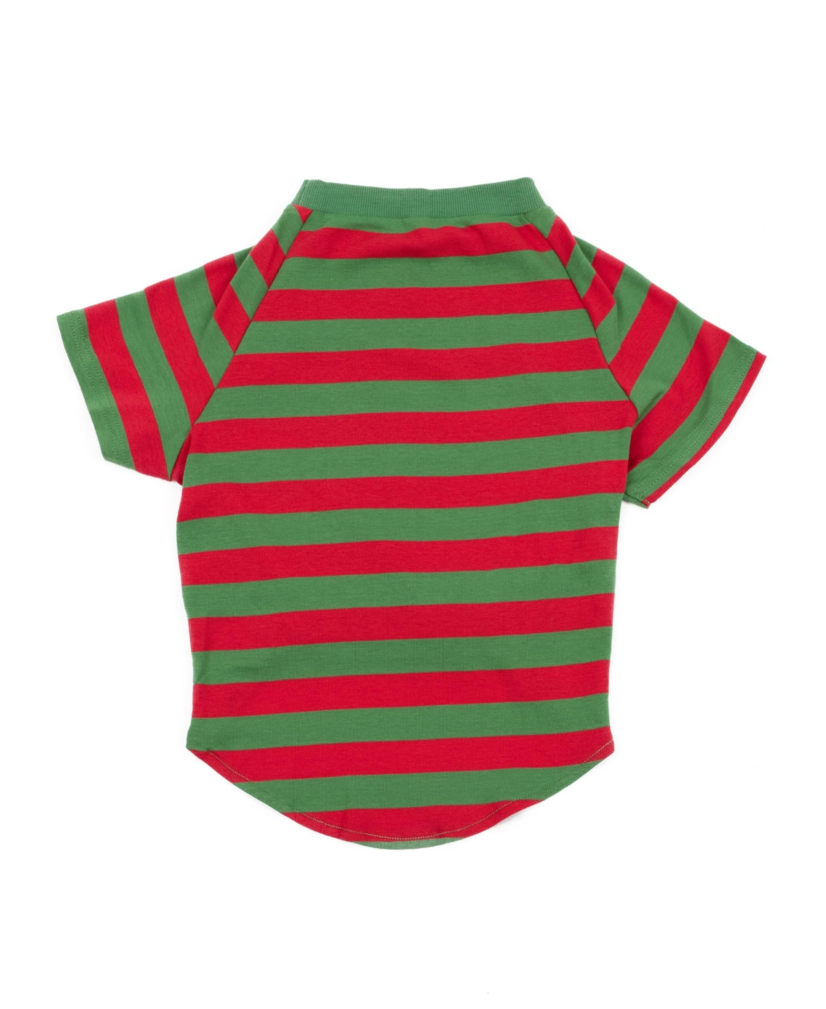 Leveret Big Dog Cotton Pajama Striped Red White and Green - Striped red  green
