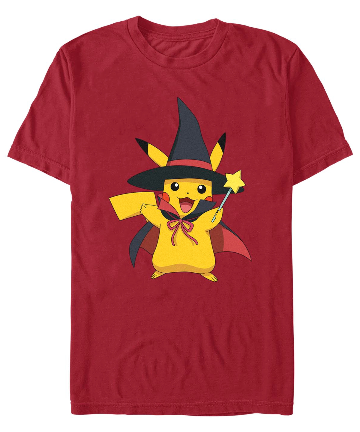 Fifth Sun Men's Pokemon Witches Hat Short Sleeves T-shirt In Cardinal