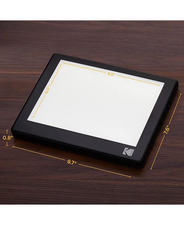 Kodak LED Light Box, 8''x 6'' Light Pad for Negatives, Slides & More