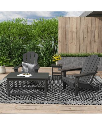 4-Piece Outdoor Paio Adirondack Conversation Set