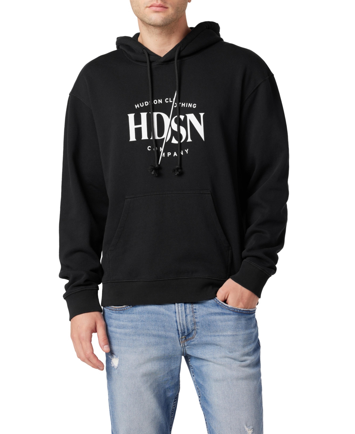 Hdsn Men's Hoodie Sweatshirt In Black