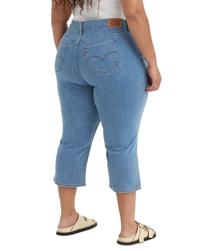 Levi's Trendy Plus Size 311 Shaping Skinny Capri Jeans & Reviews - Jeans -  Plus Sizes - Macy's