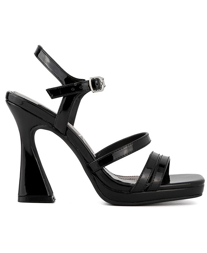 Sugar Women's Magenta Strappy Platform High Heel Dress Sandals ...